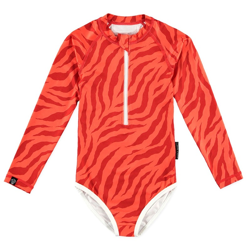 Beach & Bandits Swimsuit|Red|2-3 Years|5-6 Years|9-10 Years