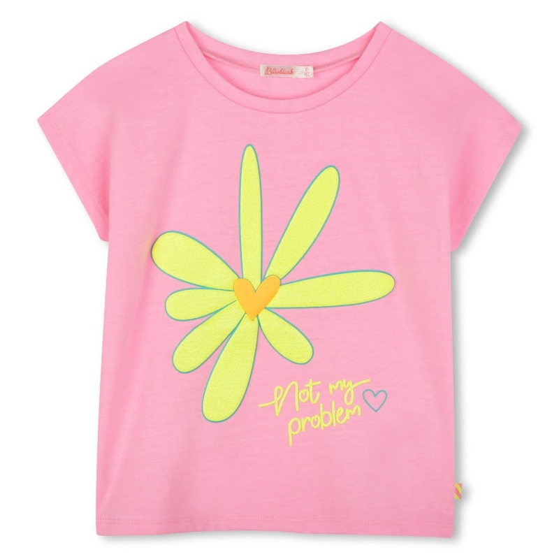 Billieblush Flower T-shirt|Fuchsia|4 Years|6 Years|8 Years|10 Years