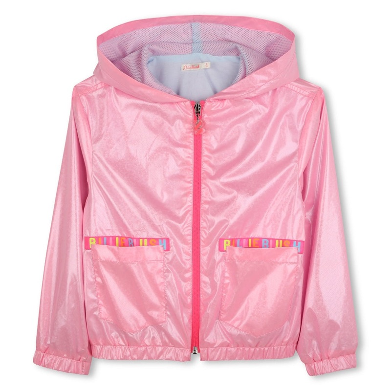 Billieblush Nylon Windbreaker|Pink|4 Years|6 Years|8 Years|10 Years