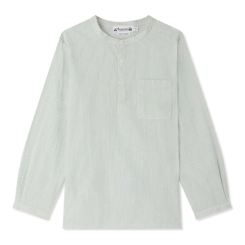 Bonpoint Artiste Shirt|Green|4 Years|6 Years|8 Years|10 Years|12 Years|14 Years