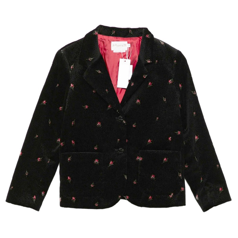 Bonpoint Jacquette Jacket|Black|8 Years|10 Years|12 Years|14 Years