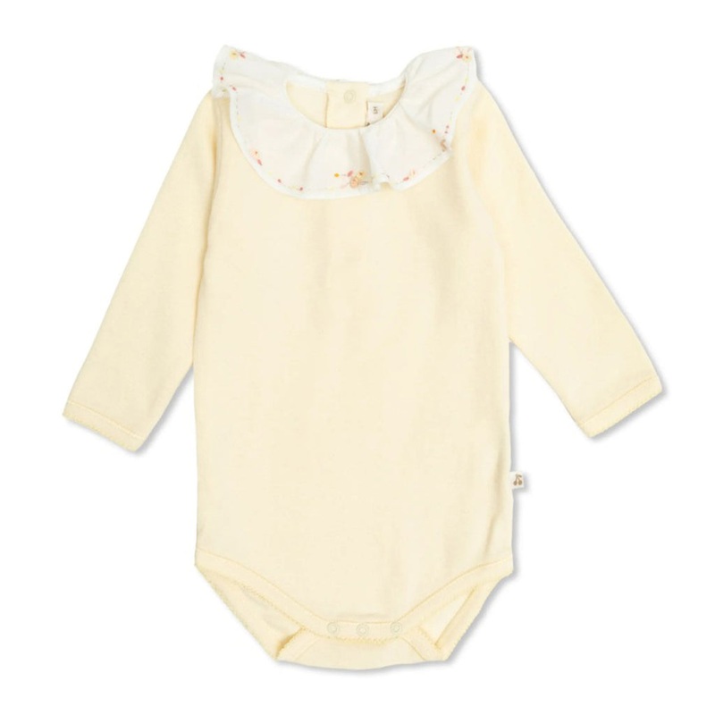 Bonpoint June Bodysuit|Yellow|1 Months|3 Months|6 Months|12 Months|18 Months