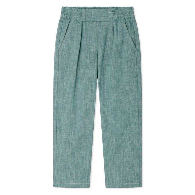 Bonpoint Tilyo Pants|Green|4 Years|6 Years|8 Years|10 Years|12 Years|14 Years
