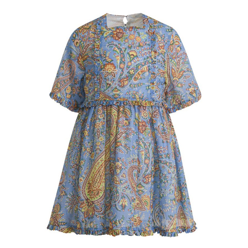 Etro Kids Floral Dress|Multi-Colored|4 Years|6 Years|8 Years|10 Years|12 Years|14 Years|16 Years