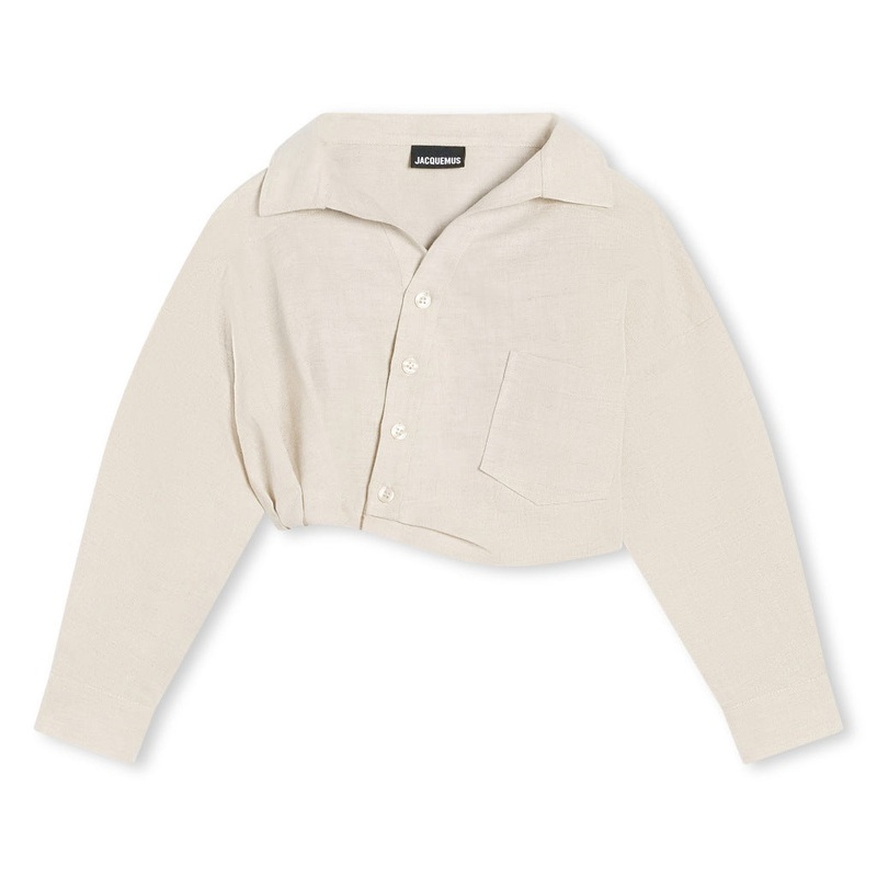 Jacquemus Enfant Le Mejean Linen Cotton Shirt