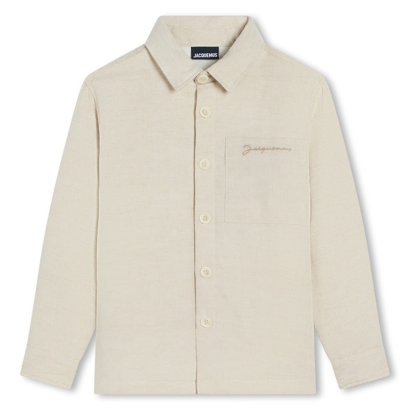 Jacquemus Enfant Logo Embroidered Shirt