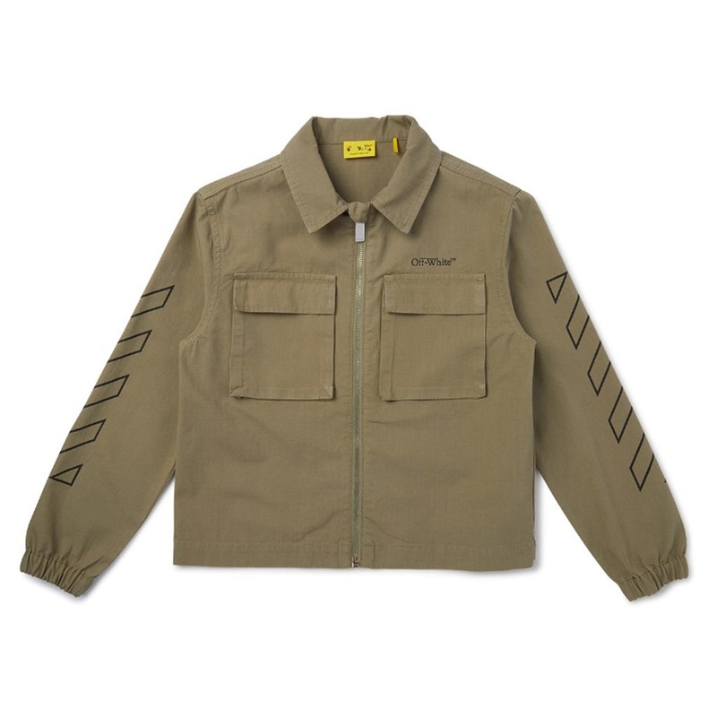 Off-White Kids Bookish Diag Field Jacket