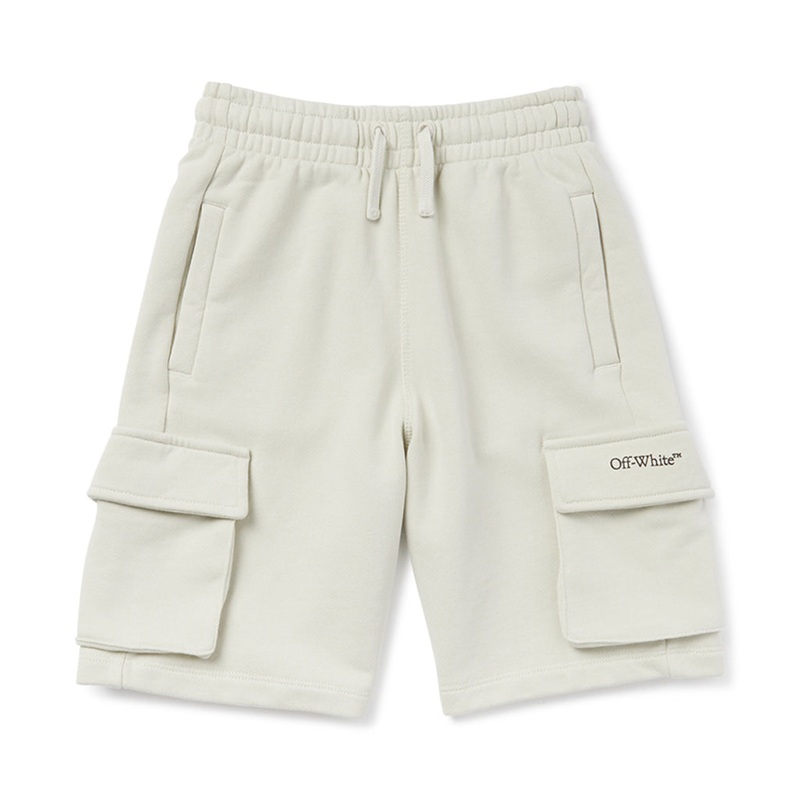 Off-White Kids Bookish Diag Sweat Shorts