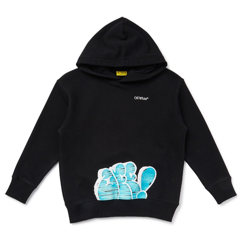 Off-White Kids Graffiti Type Hoodie