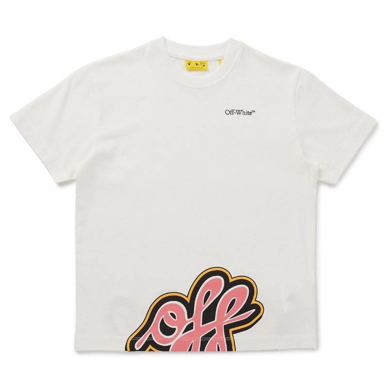 Off-White Kids Graffiti Type Tee