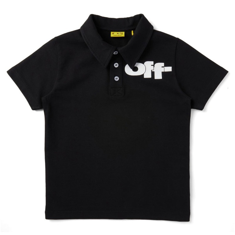 Off-White Kids Type Graphic Polo