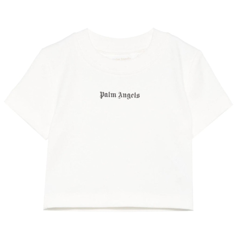 Palm Angels Kids Logo Rib Baby Tee