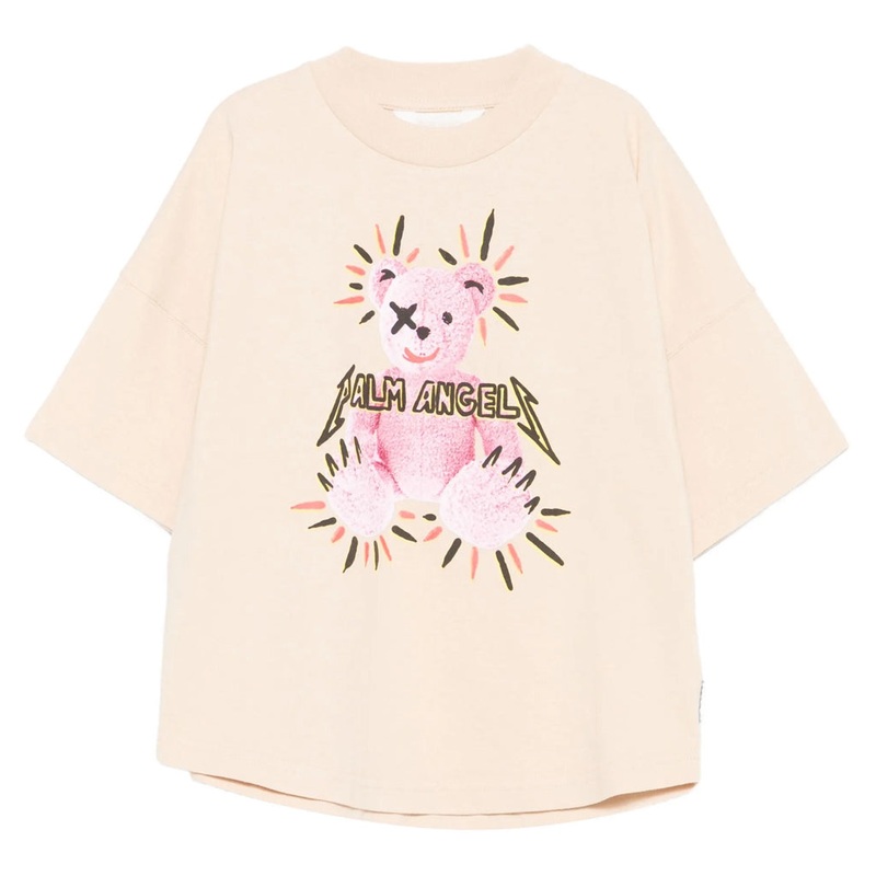 Palm Angels Kids PA Punk Bear Over T-shirt