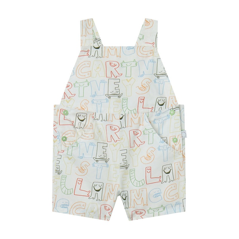 Stella McCartney Kids Multi SkateLettering Overalls