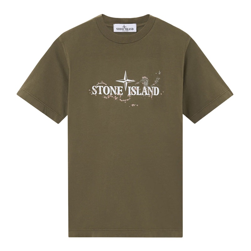 Stone Island Junior Forest Logo T-shirt