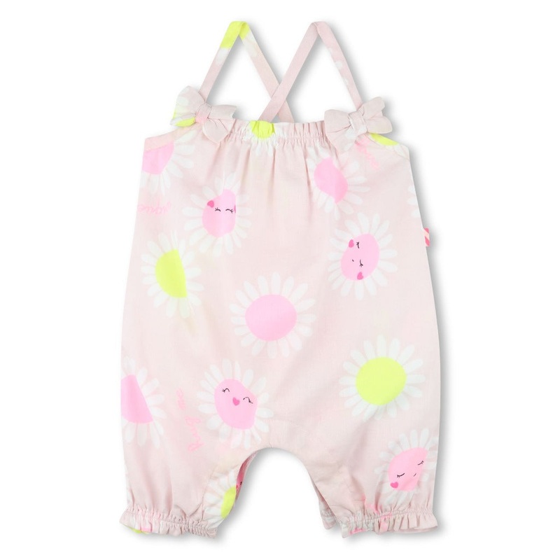 Billieblush Printed Romper|Pink|3 Months|6 Months|9 Months