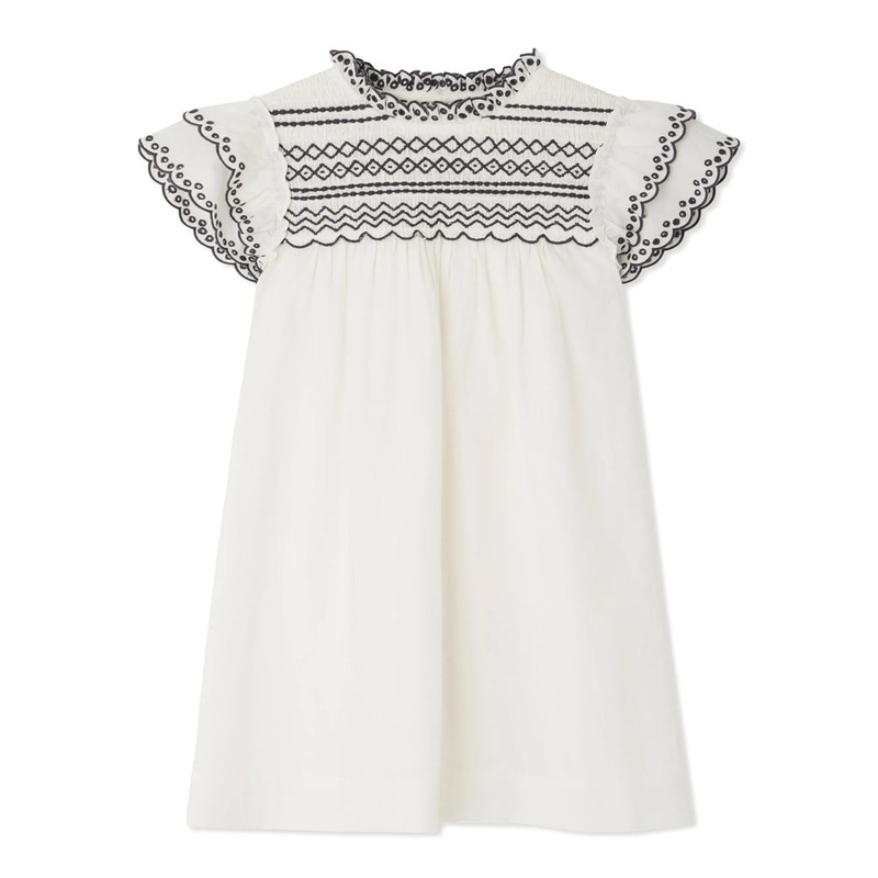 Bonpoint Bijou Dress|Ivory|4 Years|6 Years|8 Years|10 Years|12 Years|14 Years