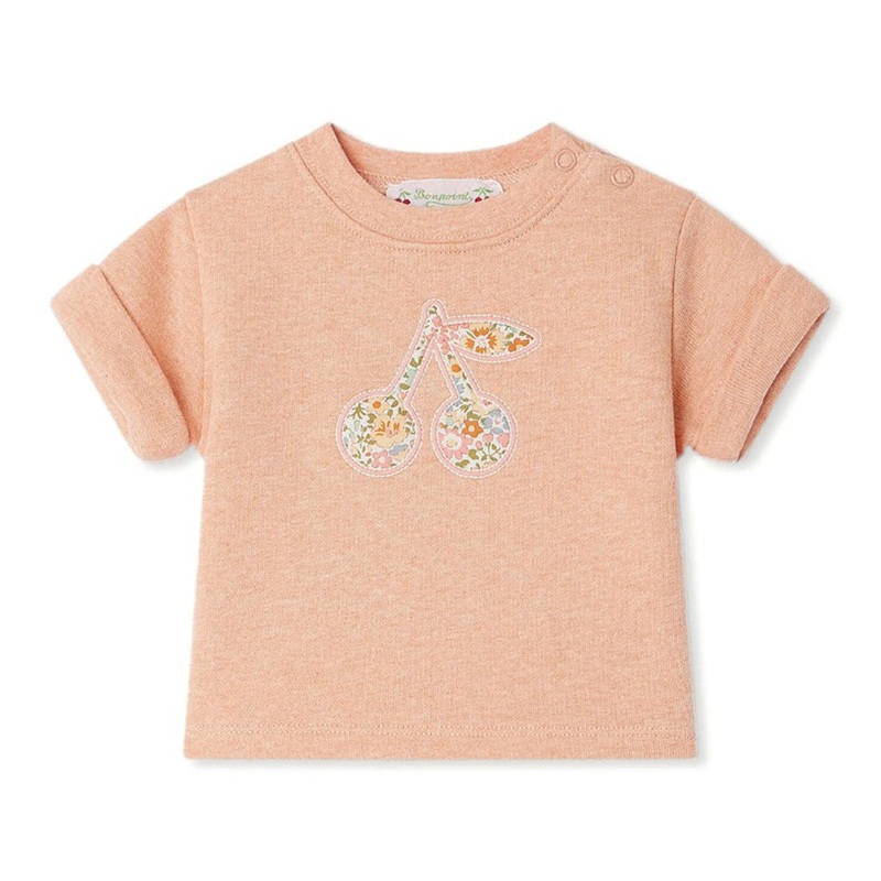 Bonpoint Clelie T-shirt|Orange|12 Months|18 Months|2 Years|3 Years