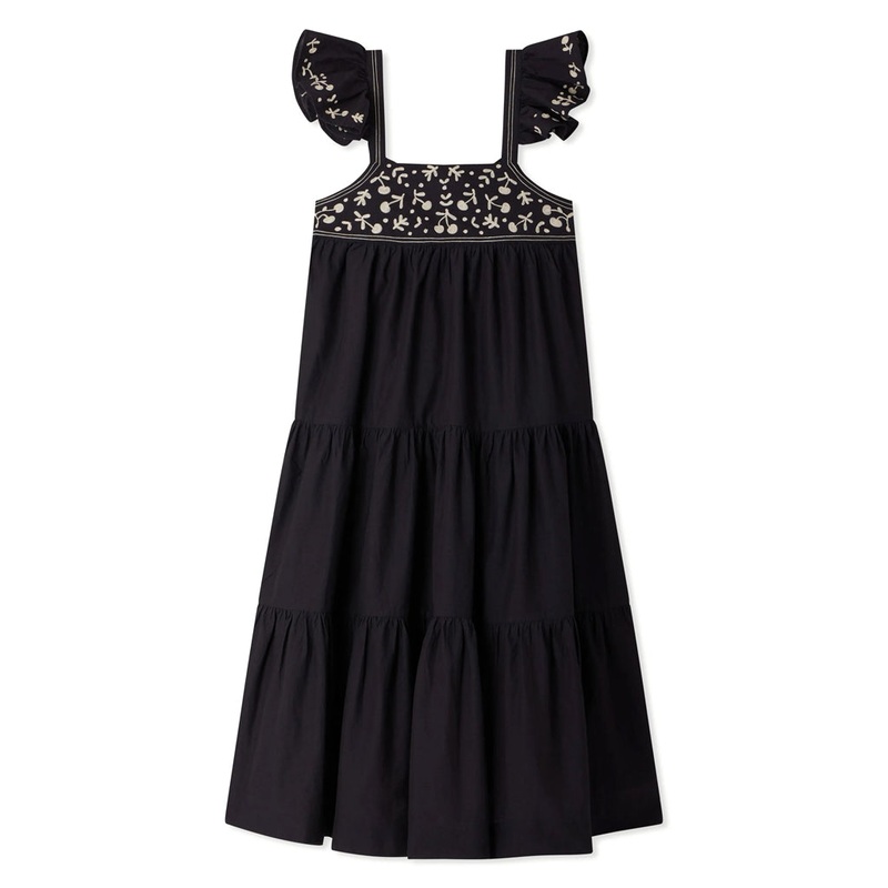Bonpoint Cora Dress|Black|4 Years|6 Years|8 Years|10 Years|12 Years|14 Years