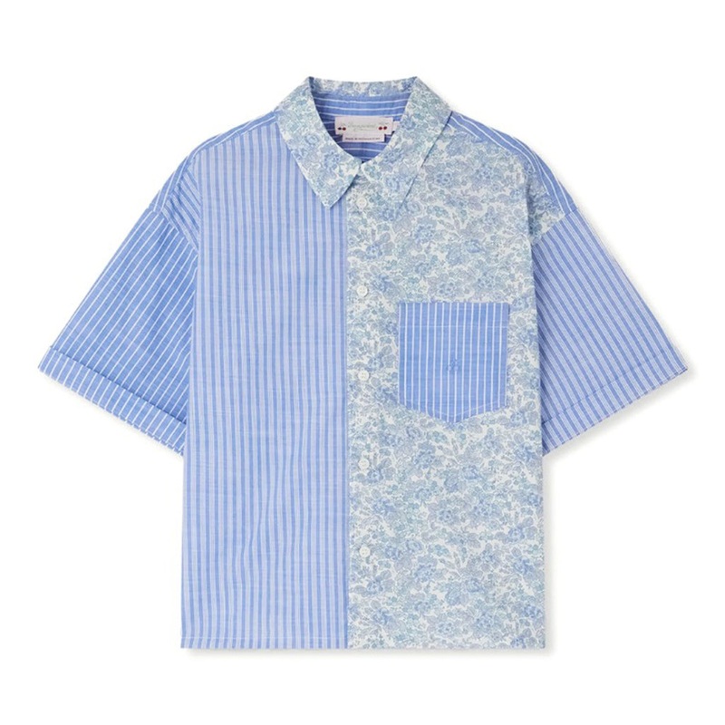 Bonpoint Elyas Shirt|Blue|4 Years|6 Years|8 Years|10 Years|12 Years|14 Years