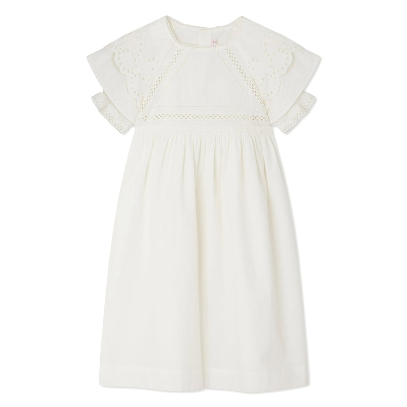 Bonpoint Elyne Dress|Ivory|4 Years|6 Years|8 Years|10 Years|12 Years|14 Years