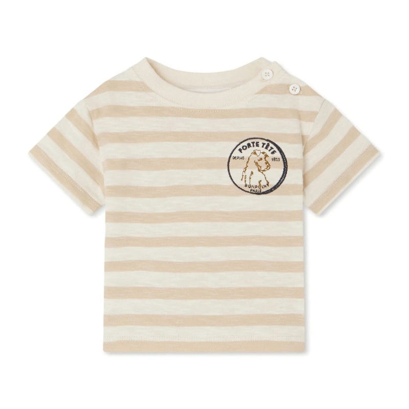 Bonpoint Gaye T-shirt|Brown|12 Months|18 Months|2 Years|3 Years