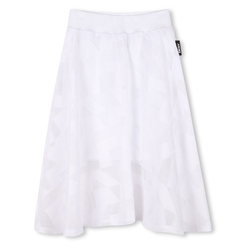 DKNY Kids Swing Skirt|White|12 Years|14 Years|16 Years