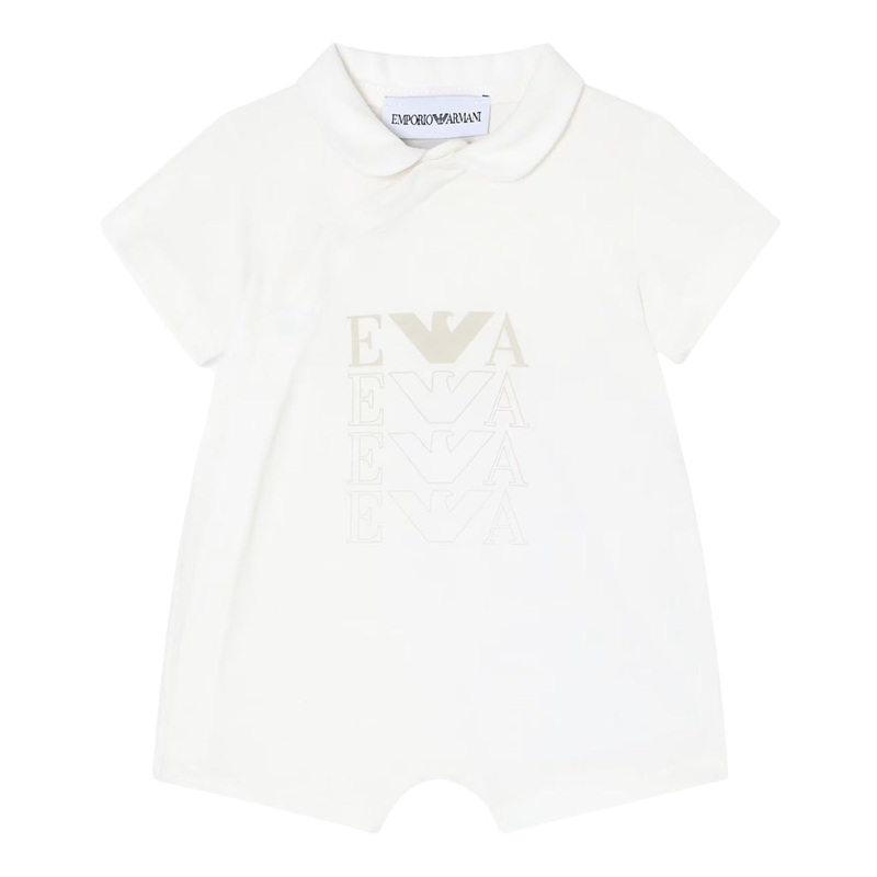 Emporio Armani Junior Eagle Logo Romper