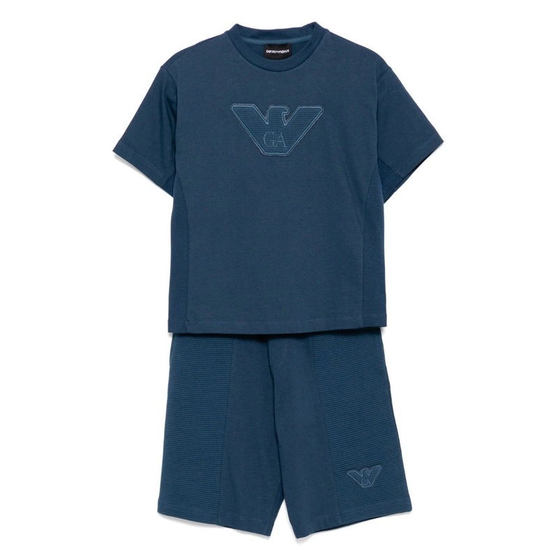 Emporio Armani Junior Eagle Logo T-shirt and Shorts