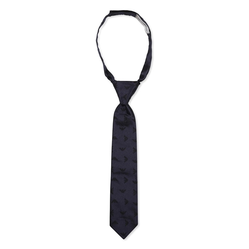 Emporio Armani Junior Eagle Pattern Tie