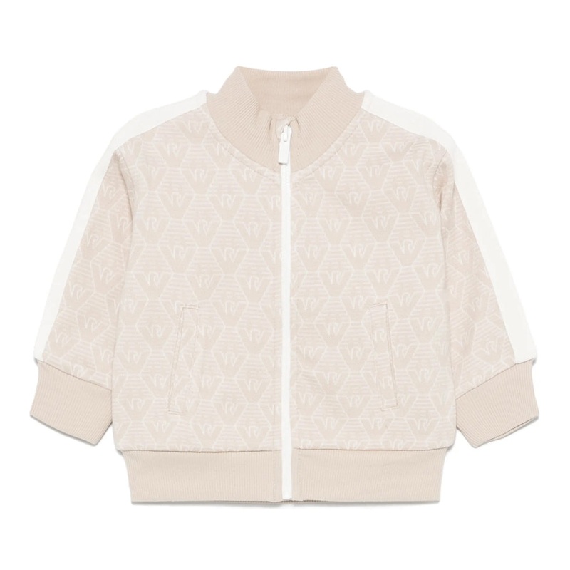 Emporio Armani Junior Eagle Pattern Zip Up Sweatshirt