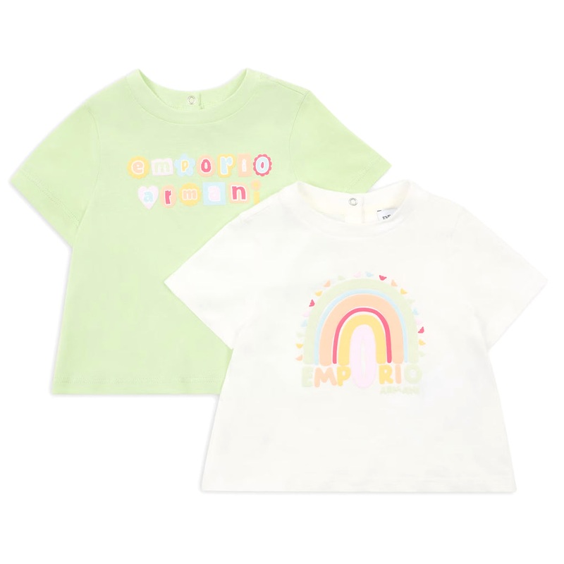 Emporio Armani Junior Set of Two Graphic T-shirt