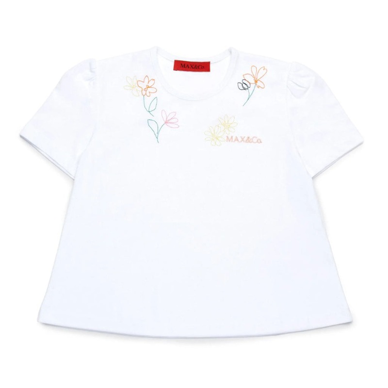 MAX&Co. Kids Floral T-shirt|White|4 Years|6 Years|8 Years|10 Years