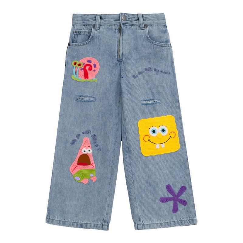 Stella McCartney Kids SpongeBob Denim Trousers