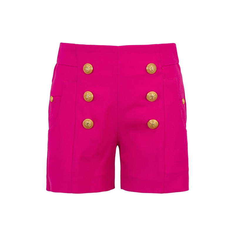 Balmain Kids Suit Shorts|Fuchsia|4 Years|6 Years|8 Years|10 Years|12 Years|14 Years