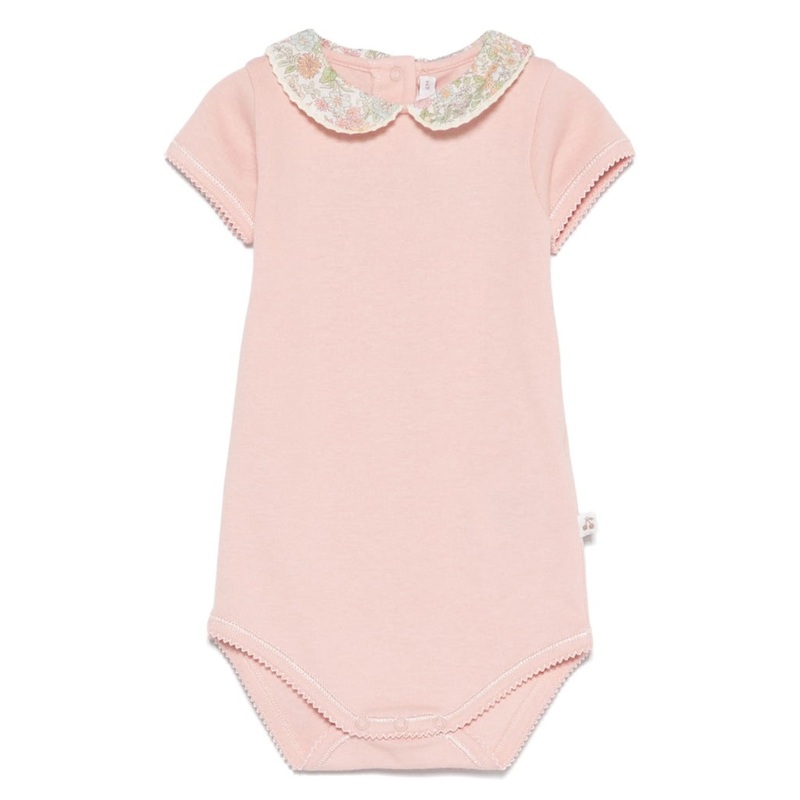 Bonpoint Cygne Bodysuit|Pink|1 Months|3 Months|6 Months|12 Months|18 Months