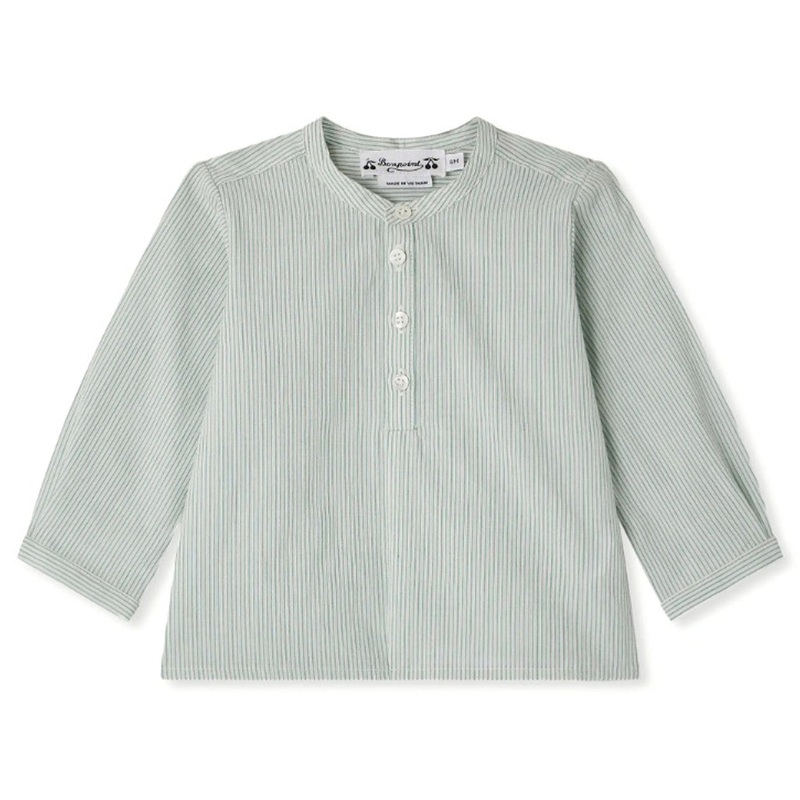 Bonpoint Polisson Shirt|Green|6 Months|12 Months|18 Months|2 Years|3 Years
