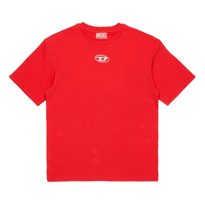 Diesel Kids Logo T-shirt|Red|12 Years|14 Years|16 Years
