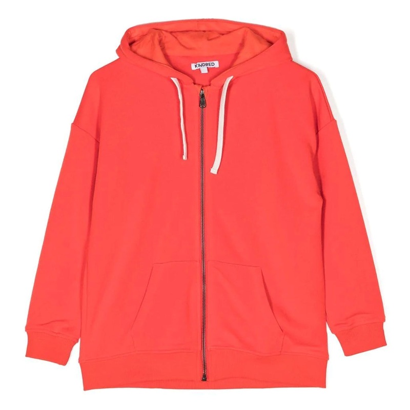 Drawstring Hood Jacket|Red|4 Years|6 Years|8 Years|10 Years|12 Years