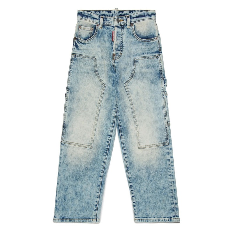 Dsquared2 Kids Loose Jeans|Multi-Colored|12 Years|14 Years|16 Years