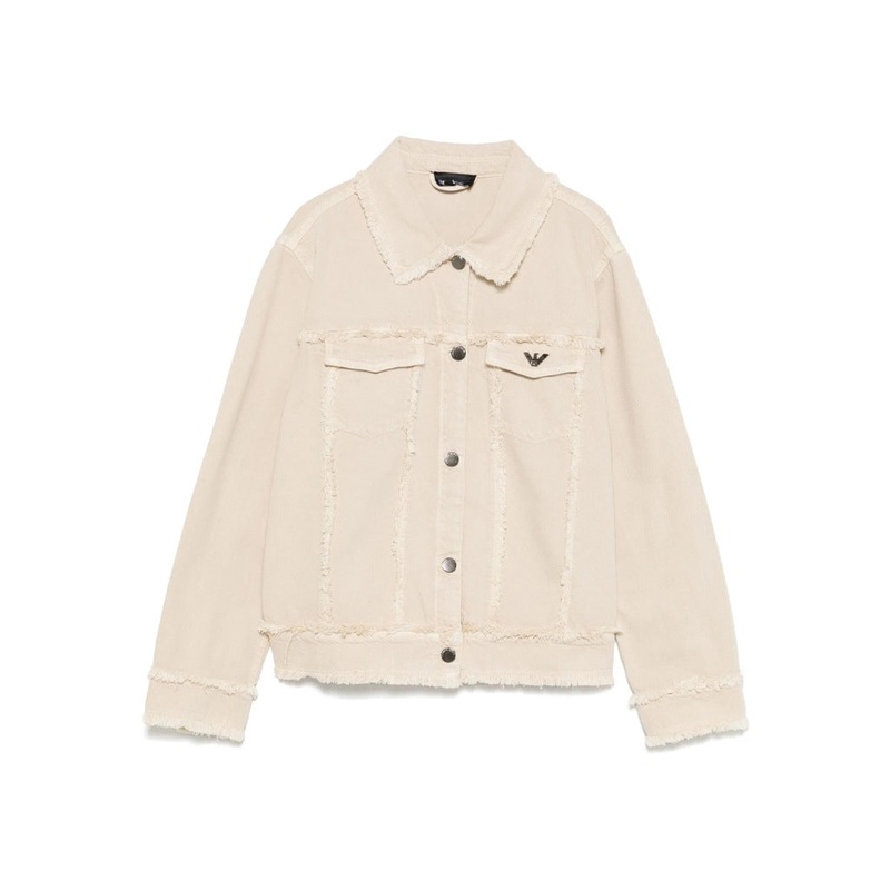 Emporio Armani Junior Frayed Hem Jacket
