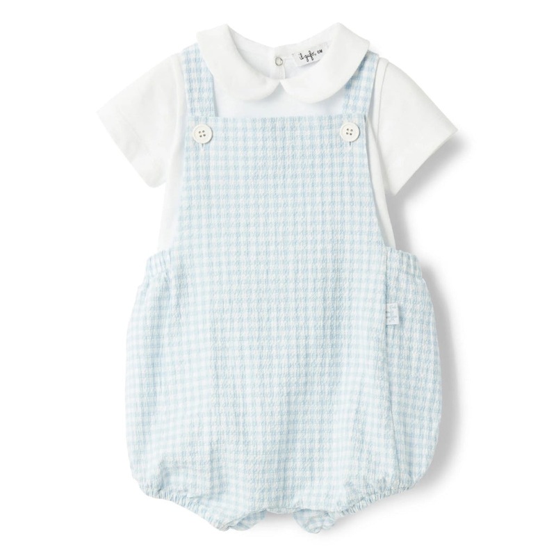 Il Gufo Romper Set|Light Blue|6 Months|9 Months|12 Months