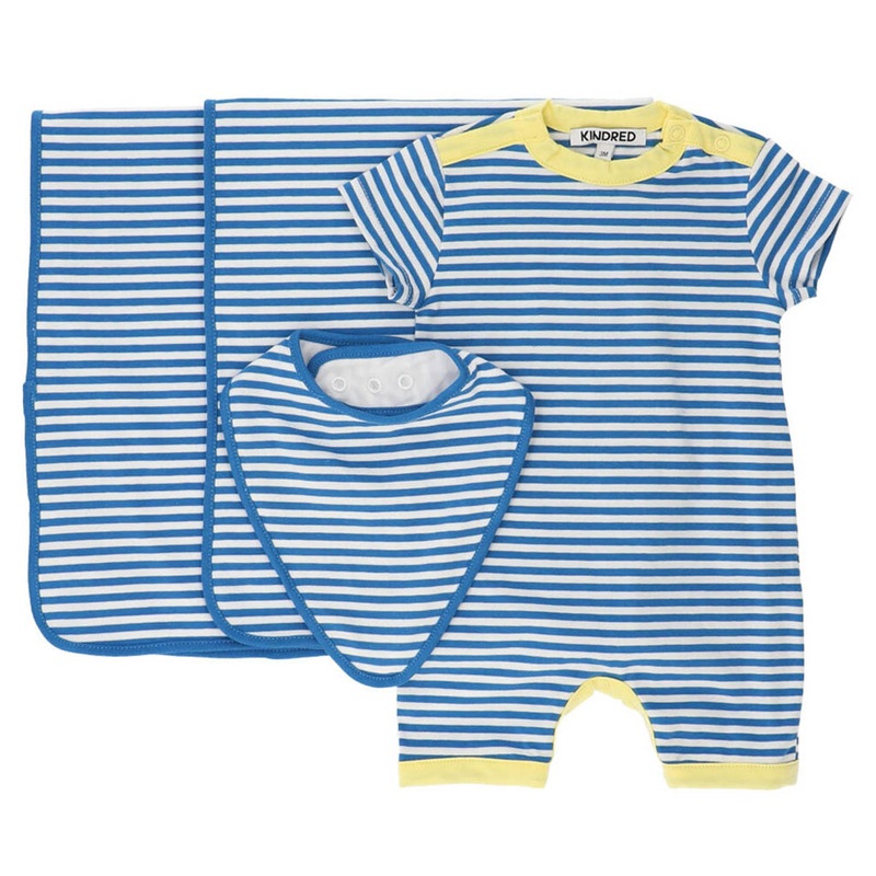 KINDRED Horizontal Stripe Romper Set