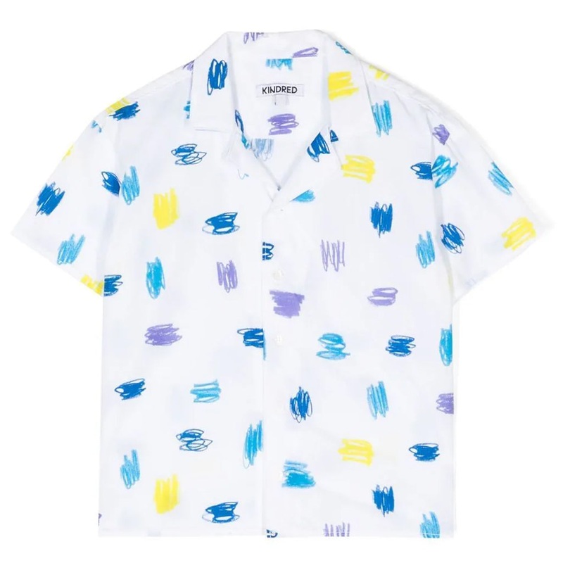KINDRED Scribble Print Short Sleeve Shirt