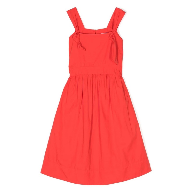 Knot Detail Sundress|Red|4 Years|6 Years|8 Years|10 Years|12 Years