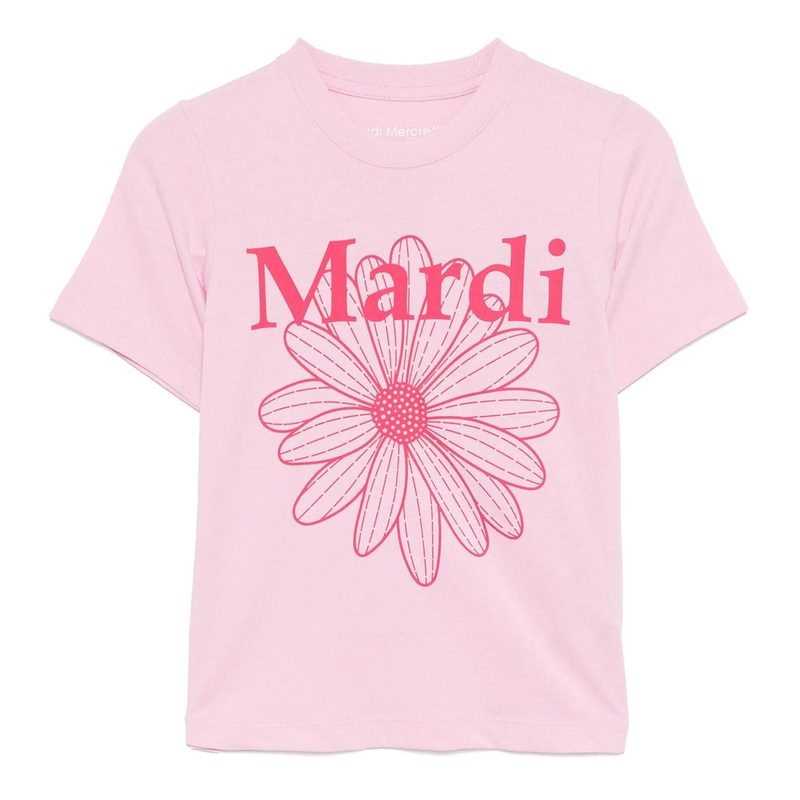 Mardi Mercredi Les Petits T-shirt Flowermardi - Pink
