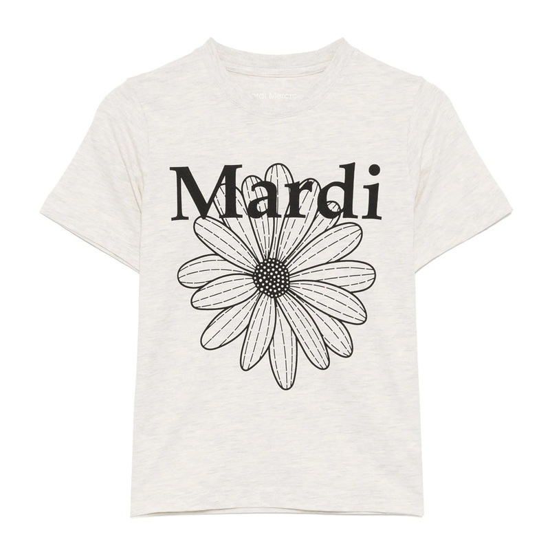 Mardi Mercredi Les Petits T-shirt Flowermardi - White