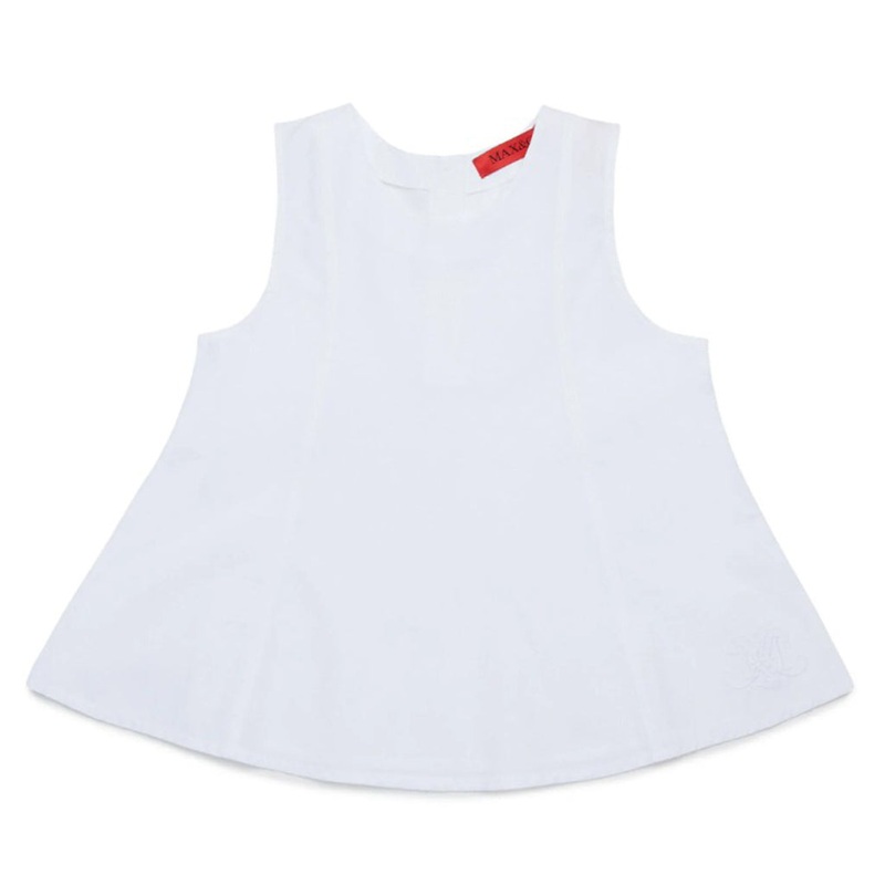 MAX&Co. Kids Flared Blouse|White|4 Years|6 Years|8 Years|10 Years|12 Years|14 Years|16 Years