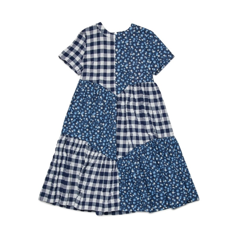 MAX&Co. Kids Gingham and Floral Pattern Dress