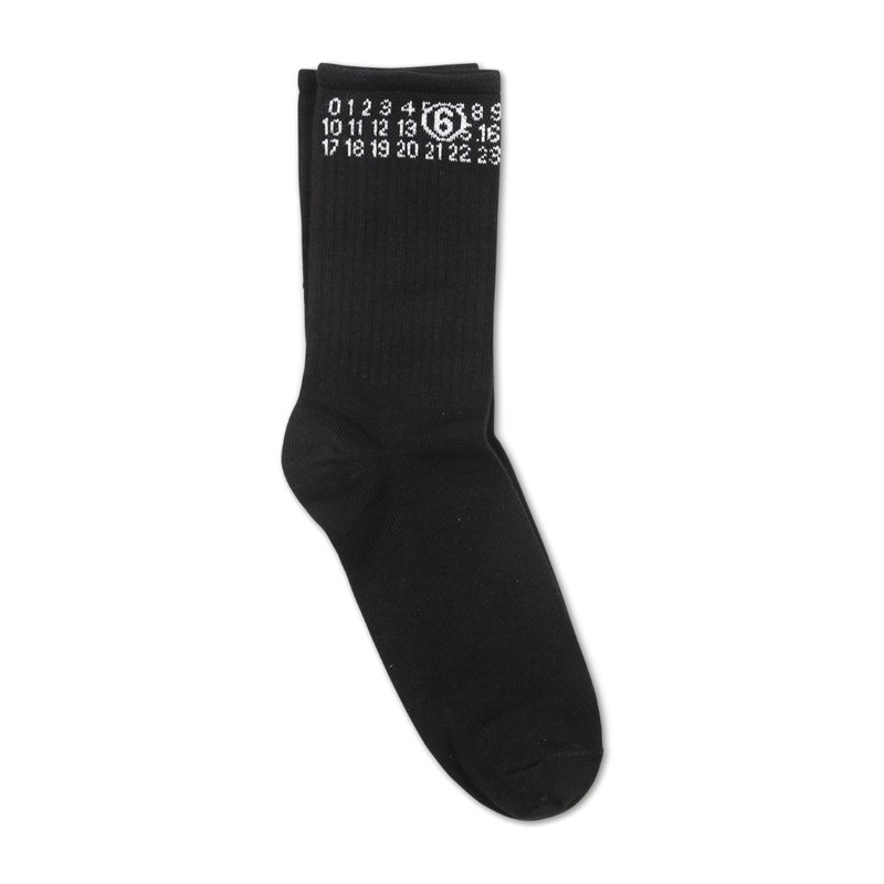 MM6 Kids Socks|Black|Size 1 (26-29 EU)|Size 2 (30-34 EU)|Size 3 (35-38 EU)|Size 4 (39-41 EU)